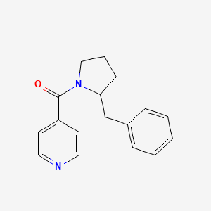 molecular formula C17H18N2O B7487938 (2-Benzylpyrrolidin-1-yl)-pyridin-4-ylmethanone 