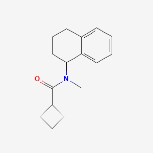 N-methyl-N-(1,2,3,4-tetrahydronaphthalen-1-yl)cyclobutanecarboxamide