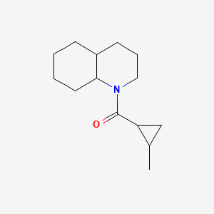 3,4,4a,5,6,7,8,8a-octahydro-2H-quinolin-1-yl-(2-methylcyclopropyl)methanone