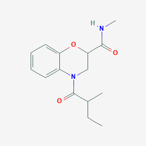 N-methyl-4-(2-methylbutanoyl)-2,3-dihydro-1,4-benzoxazine-2-carboxamide