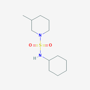 N-cyclohexyl-3-methylpiperidine-1-sulfonamide