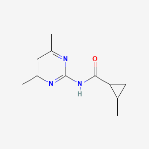 N-(4,6-dimethylpyrimidin-2-yl)-2-methylcyclopropane-1-carboxamide