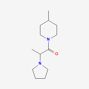 1-(4-Methylpiperidin-1-yl)-2-pyrrolidin-1-ylpropan-1-one