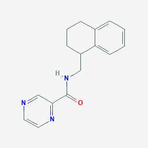 N-(1,2,3,4-tetrahydronaphthalen-1-ylmethyl)pyrazine-2-carboxamide