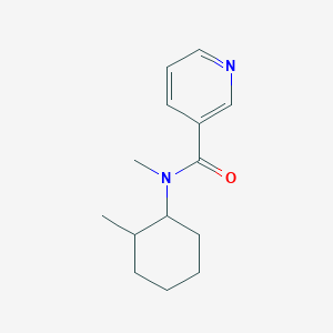 N-methyl-N-(2-methylcyclohexyl)pyridine-3-carboxamide