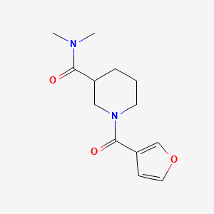 1-(furan-3-carbonyl)-N,N-dimethylpiperidine-3-carboxamide