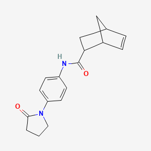 N-[4-(2-oxopyrrolidin-1-yl)phenyl]bicyclo[2.2.1]hept-5-ene-2-carboxamide