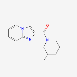 (3,5-Dimethylpiperidin-1-yl)-(5-methylimidazo[1,2-a]pyridin-2-yl)methanone