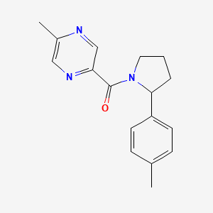 [2-(4-Methylphenyl)pyrrolidin-1-yl]-(5-methylpyrazin-2-yl)methanone