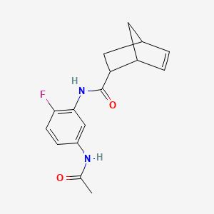 N-(5-acetamido-2-fluorophenyl)bicyclo[2.2.1]hept-5-ene-2-carboxamide