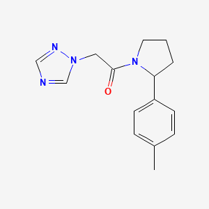 1-[2-(4-Methylphenyl)pyrrolidin-1-yl]-2-(1,2,4-triazol-1-yl)ethanone