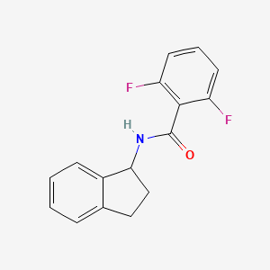 N-(2,3-dihydro-1H-inden-1-yl)-2,6-difluorobenzamide