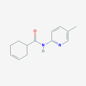 N-(5-methylpyridin-2-yl)cyclohex-3-ene-1-carboxamide