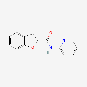 N-pyridin-2-yl-2,3-dihydro-1-benzofuran-2-carboxamide