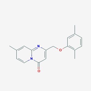 2-[(2,5-Dimethylphenoxy)methyl]-8-methylpyrido[1,2-a]pyrimidin-4-one