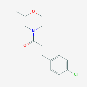 3-(4-Chlorophenyl)-1-(2-methylmorpholin-4-yl)propan-1-one