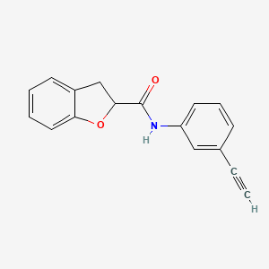 N-(3-ethynylphenyl)-2,3-dihydro-1-benzofuran-2-carboxamide