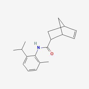 N-(2-methyl-6-propan-2-ylphenyl)bicyclo[2.2.1]hept-5-ene-2-carboxamide