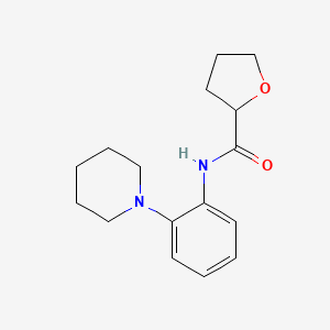 N-(2-piperidin-1-ylphenyl)oxolane-2-carboxamide