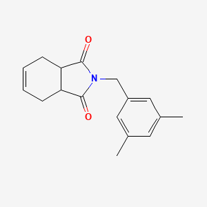 2-[(3,5-Dimethylphenyl)methyl]-3a,4,7,7a-tetrahydroisoindole-1,3-dione