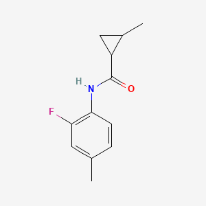 N-(2-fluoro-4-methylphenyl)-2-methylcyclopropane-1-carboxamide