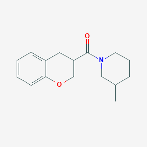 3,4-dihydro-2H-chromen-3-yl-(3-methylpiperidin-1-yl)methanone