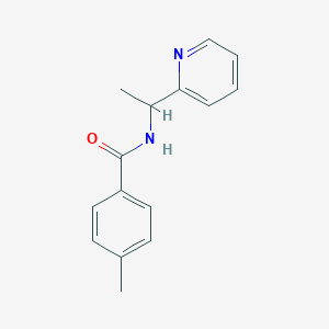 4-methyl-N-(1-pyridin-2-ylethyl)benzamide