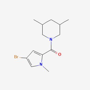 (4-Bromo-1-methylpyrrol-2-yl)-(3,5-dimethylpiperidin-1-yl)methanone