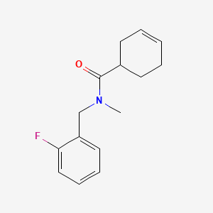 N-[(2-fluorophenyl)methyl]-N-methylcyclohex-3-ene-1-carboxamide