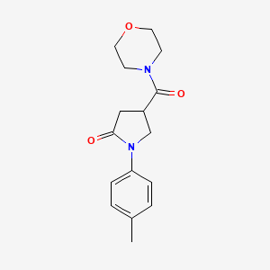 1-(4-Methylphenyl)-4-(morpholinocarbonyl)-2-pyrrolidinone