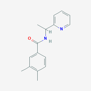 3,4-dimethyl-N-[1-(pyridin-2-yl)ethyl]benzamide