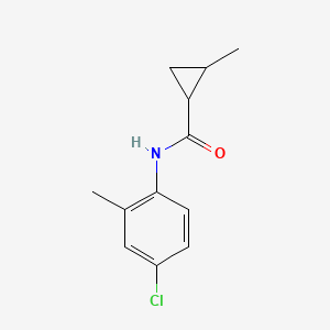 N-(4-chloro-2-methylphenyl)-2-methylcyclopropane-1-carboxamide