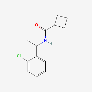 N-[1-(2-chlorophenyl)ethyl]cyclobutanecarboxamide