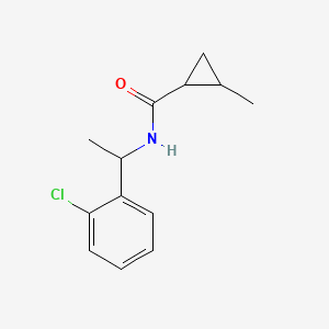 N-[1-(2-chlorophenyl)ethyl]-2-methylcyclopropane-1-carboxamide