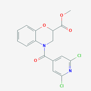 Methyl 4-(2,6-dichloropyridine-4-carbonyl)-2,3-dihydro-1,4-benzoxazine-2-carboxylate