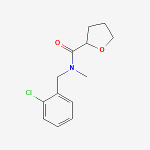 N-[(2-chlorophenyl)methyl]-N-methyloxolane-2-carboxamide