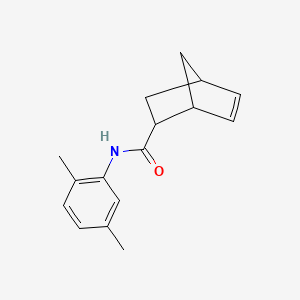 molecular formula C16H19NO B7488858 N-(2,5-dimethylphenyl)bicyclo[2.2.1]hept-5-ene-2-carboxamide 