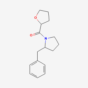 molecular formula C16H21NO2 B7488865 (2-Benzylpyrrolidin-1-yl)-(oxolan-2-yl)methanone 