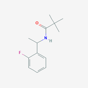 N-[1-(2-fluorophenyl)ethyl]-2,2-dimethylpropanamide