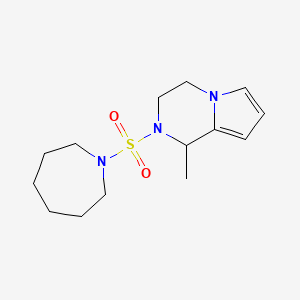 2-(azepan-1-ylsulfonyl)-1-methyl-3,4-dihydro-1H-pyrrolo[1,2-a]pyrazine