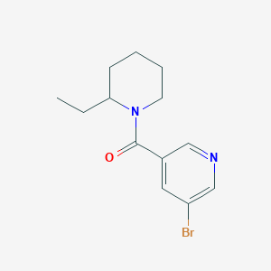 (5-Bromopyridin-3-yl)-(2-ethylpiperidin-1-yl)methanone