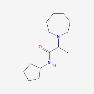 2-(azepan-1-yl)-N-cyclopentylpropanamide