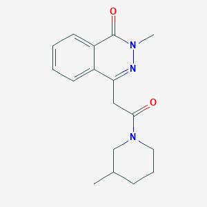 2-Methyl-4-[2-(3-methylpiperidin-1-yl)-2-oxoethyl]phthalazin-1-one