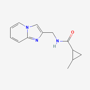 N-(imidazo[1,2-a]pyridin-2-ylmethyl)-2-methylcyclopropane-1-carboxamide