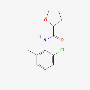 N-(2-chloro-4,6-dimethylphenyl)oxolane-2-carboxamide