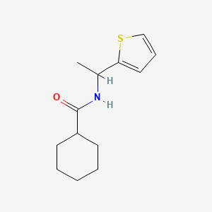 N-(1-thiophen-2-ylethyl)cyclohexanecarboxamide