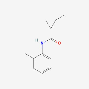 2-methyl-N-(2-methylphenyl)cyclopropane-1-carboxamide