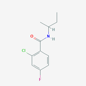 N-(butan-2-yl)-2-chloro-4-fluorobenzamide