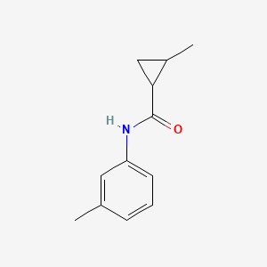 2-methyl-N-(3-methylphenyl)cyclopropane-1-carboxamide