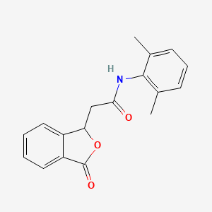 N-(2,6-dimethylphenyl)-2-(3-oxo-1H-2-benzofuran-1-yl)acetamide